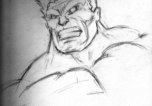 300x210 hulk pencil sketch incredible hulk smash pencil drawing - Hulk Pencil Drawing