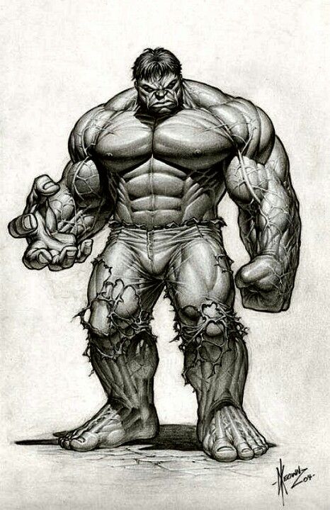 466x720 Hulk Drawing Free Download - Hulk Pencil Drawing