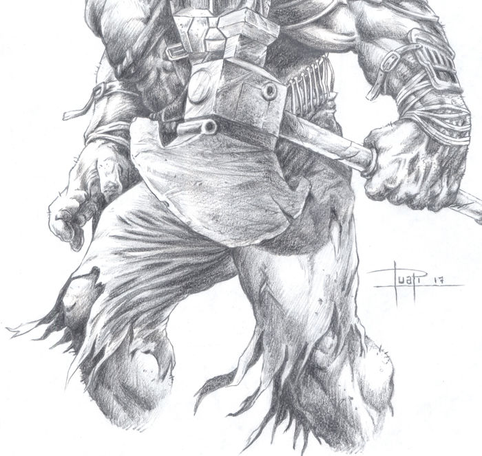700x663 juan antonio abad - Hulk Pencil Drawing