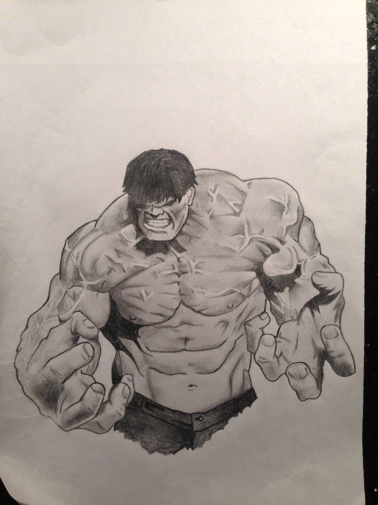 774x1033 The Hulk Pencil Drawing - Hulk Pencil Drawing