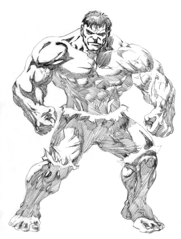 Hulk Pencil Drawing at PaintingValley.com | Explore collection of Hulk ...