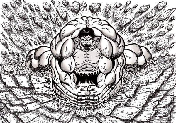 600x420 how to draw hulk smash - Hulk Smash Drawing