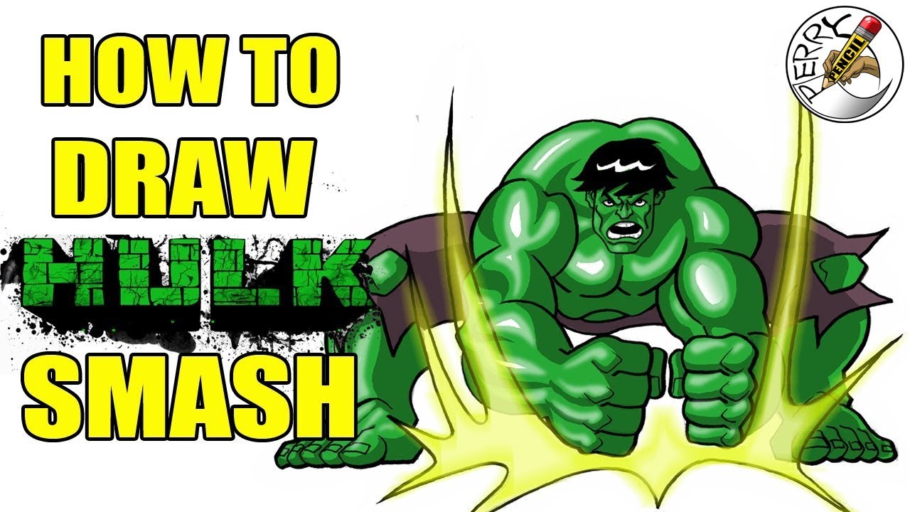1280x720 how to draw hulk smash - Hulk Smash Drawing