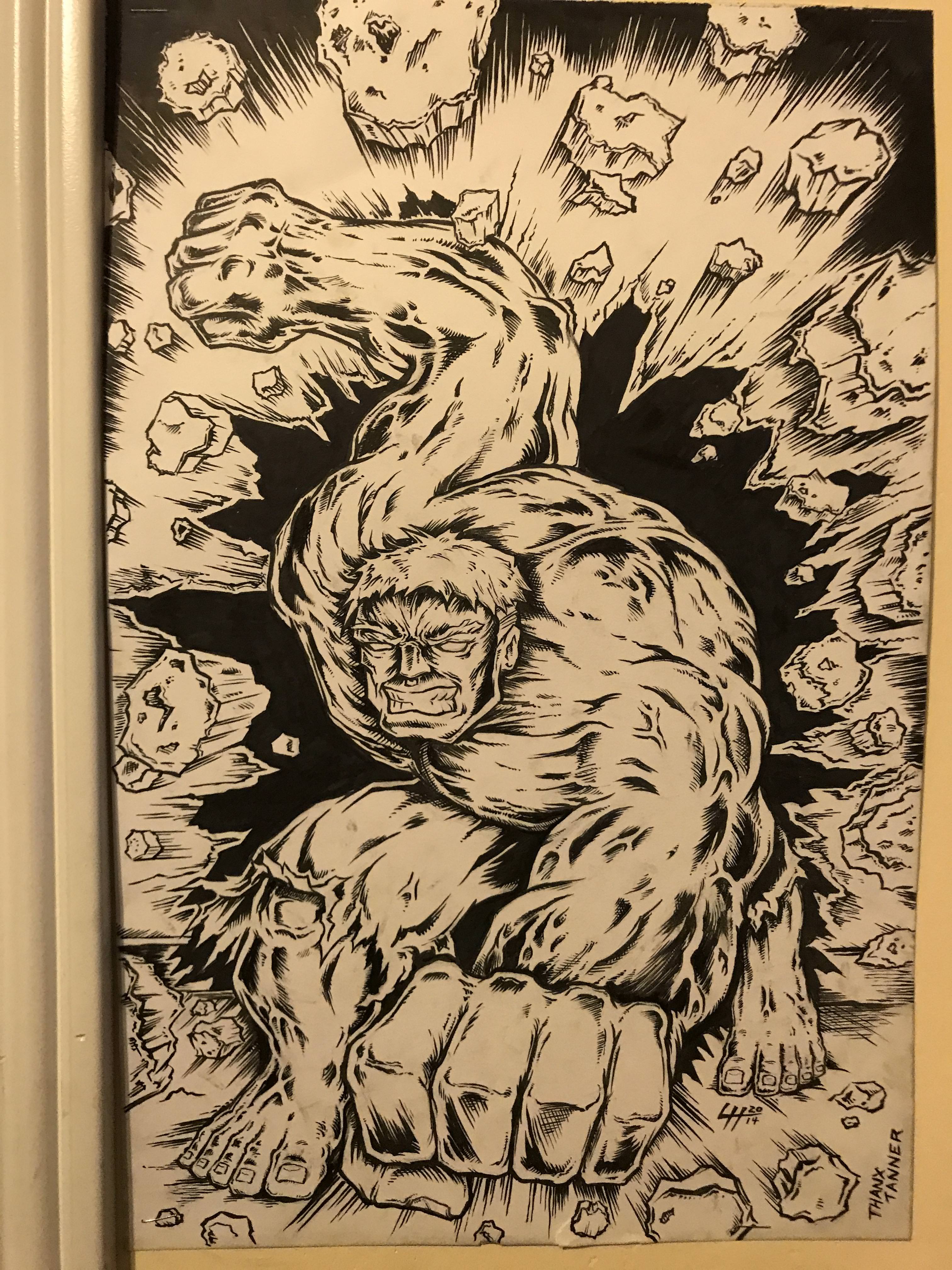 3024x4032 hulk smash! a drawing - Hulk Smash Drawing