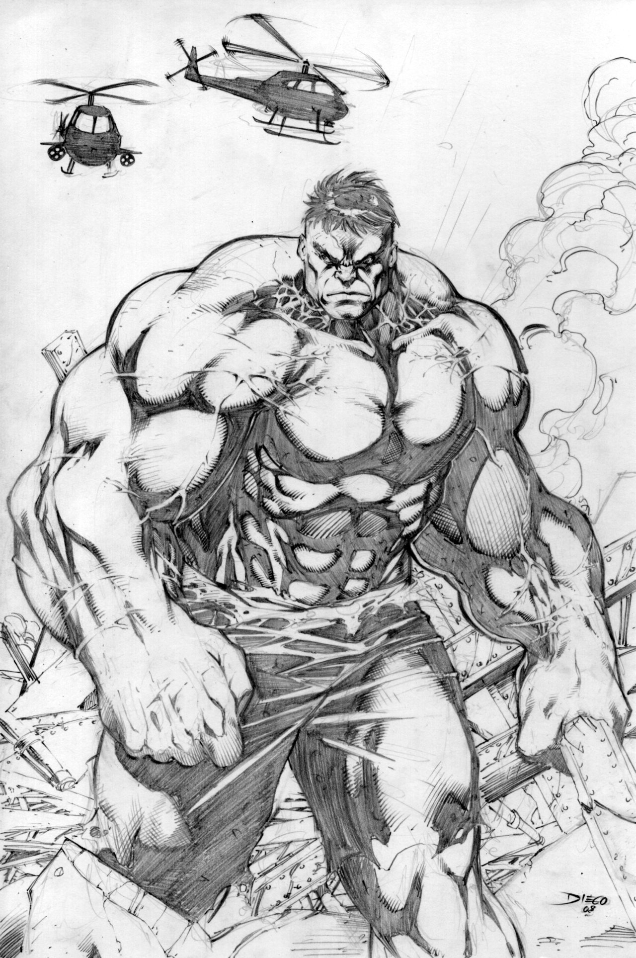 1280x1927 Hulk Drawing Comic For Free Download - Hulk Smash Drawing. 