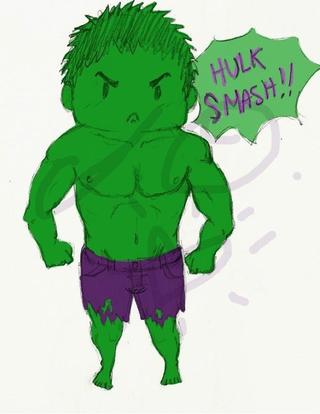 320x414 Hulksmash Drawings On Paigeeworld Pictures Of Hulksmash - Hulk Smash Drawing