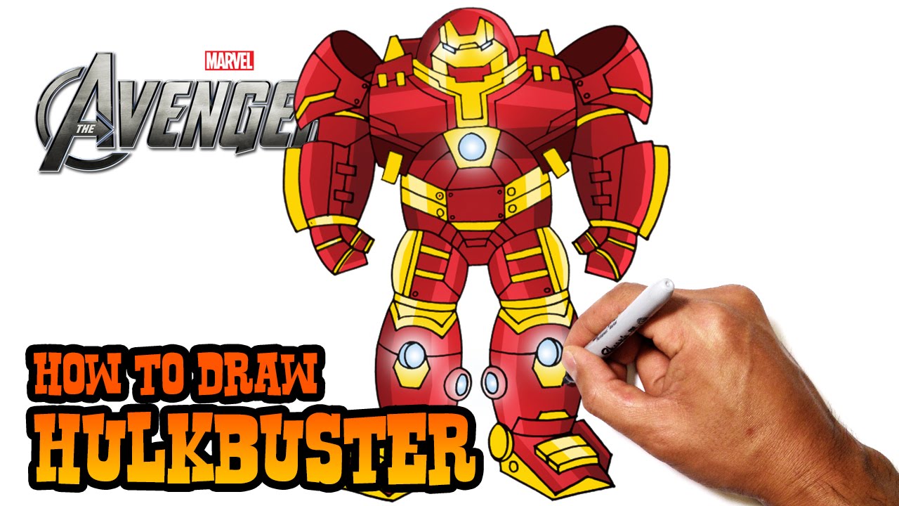 1280x720 How To Draw Hulkbuster The Avengers - Hulkbuster Drawing