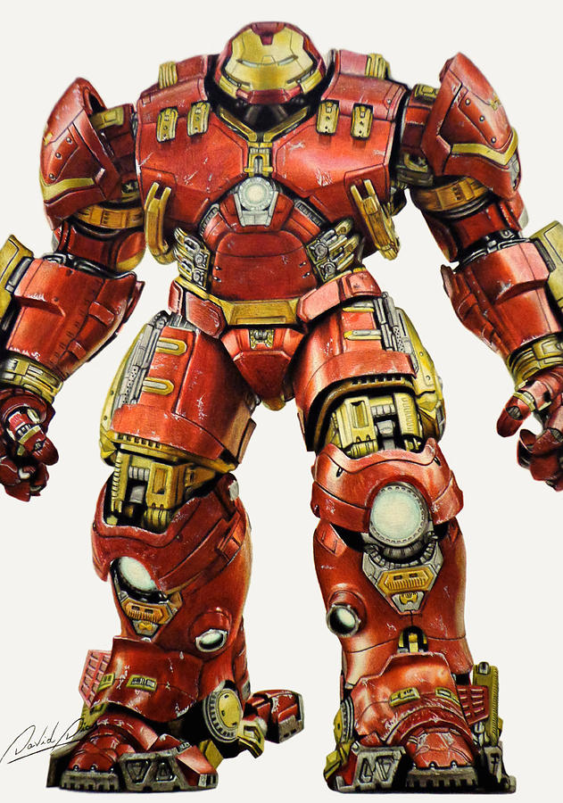 631x900 Hulkbuster Drawing - Hulkbuster Drawing