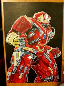 225x300 Hulkbuster Drawing From Avengers Infinity War Ebay - Hulkbuster Drawing