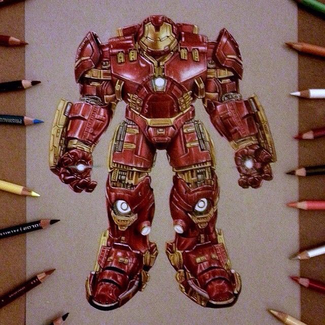 640x640 Insane Hulkbuster Drawing - Hulkbuster Drawing
