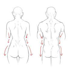 236x236 Image Result For Human Back Side Drawing Sketching Stuff - Human Back Drawing