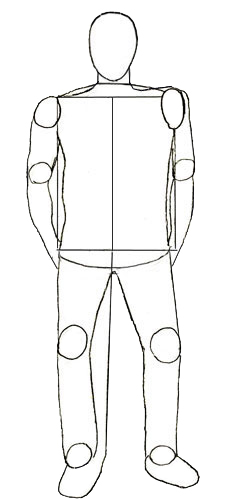 241x500 How To Draw A Human Figure - Human Body Drawing