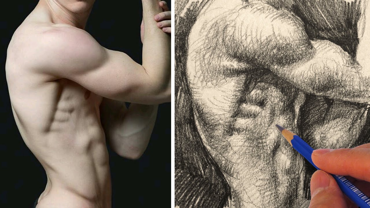 1280x720 How To Draw The Human Body With Pencil - Human Body Drawing