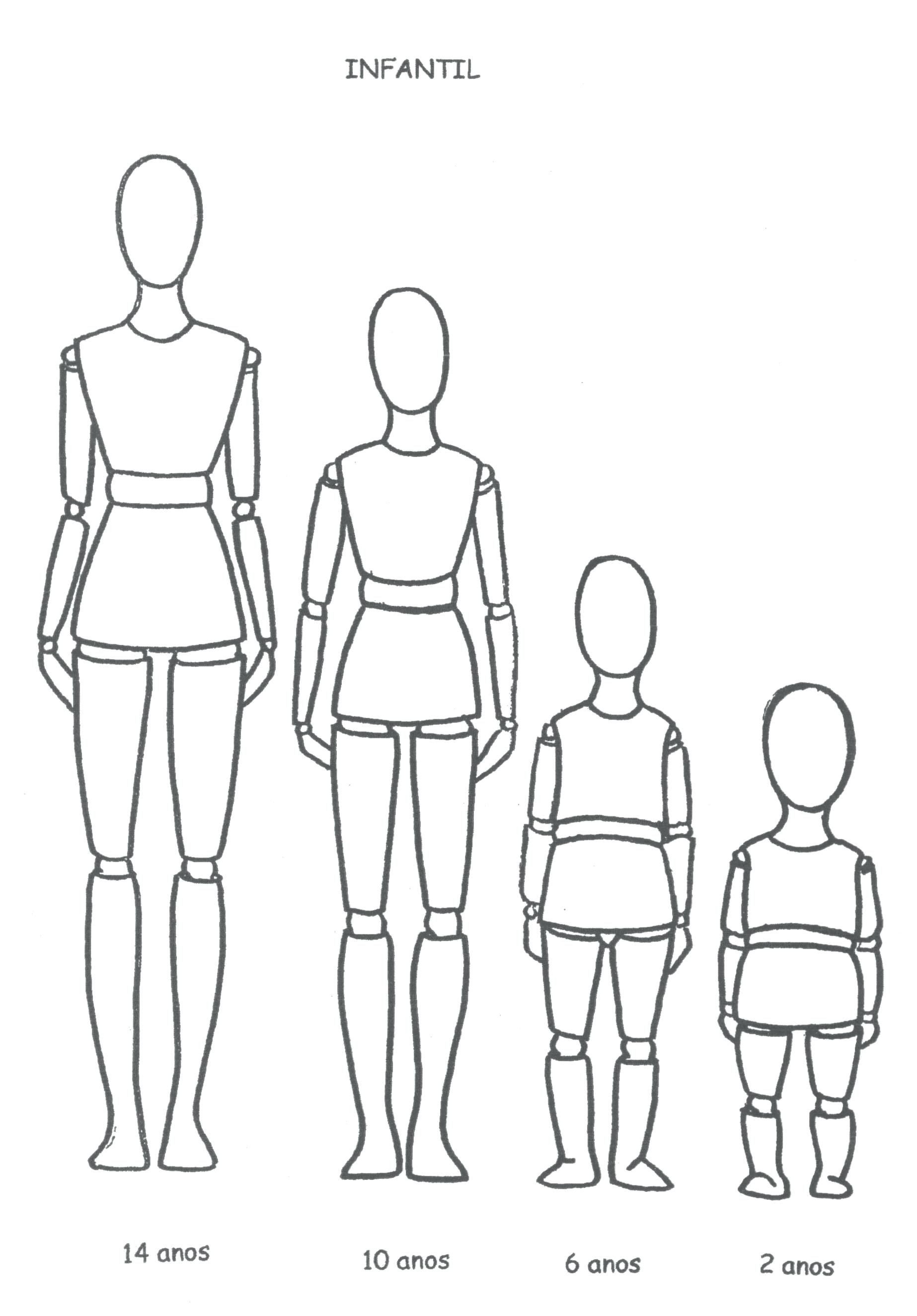1846x2649 Highest Drawing Templates For Kids Child Fashi - Human Body Drawing Template