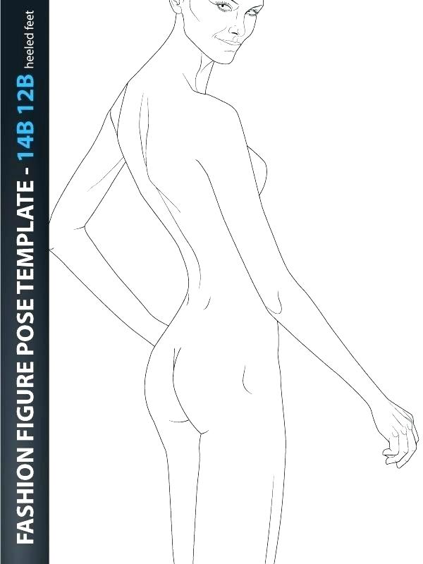 600x800 Blank Body Sketch At Explore Collection Of Human Figure Template - Human Body Drawing Template