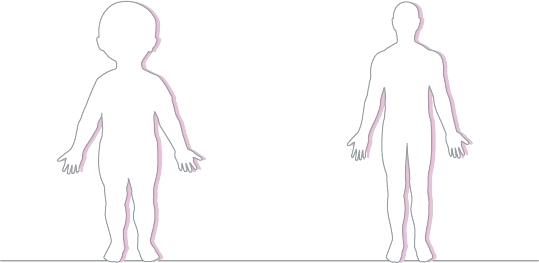 539x263 Human Body Outline Templates Doc Free Premium Templates Teenager - Human Body Outline Drawing