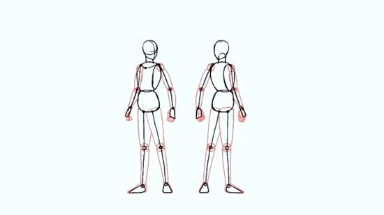 550x309 Body Sketch Outline Body Outline Drawings - Human Body Outline Drawing