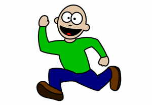 300x208 Draw Action Drawing Figures People Running, Walking, Jumping - Human Cartoon Drawing