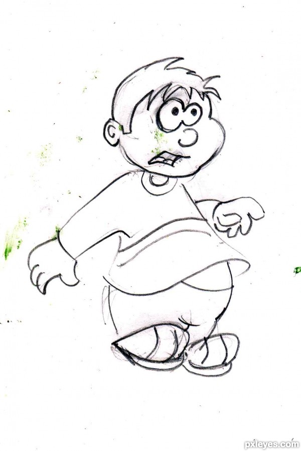 600x898 Simple Tricks To Draw Your Own Cartoons - Human Cartoon Drawing