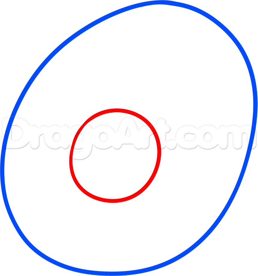 860x919 How To Draw A Cell, Step - Human Cell Drawing