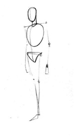 154x275 The Basics Of Human Figure Drawing - Human Drawing Outline