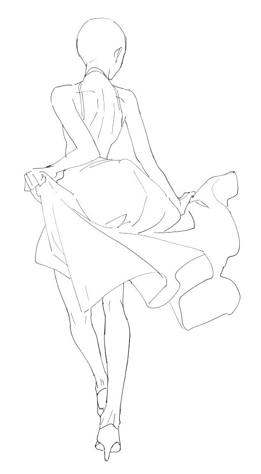 530x960 Child Body Outline Coloring - Human Drawing Outline