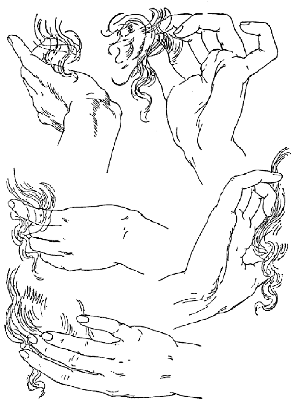 1000x1409 Drawing Hands Techniques For How To Draw Hands With References - Human Drawing Reference