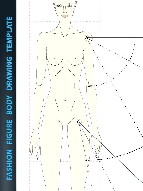 600x800 Human Body Outline Image Drawing Figure Template - Human Drawing Template