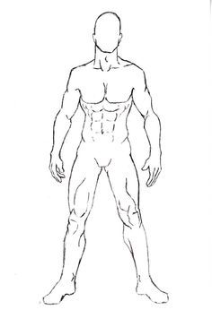 236x365 image result for male body template drawing greek myths - Human Drawing Template
