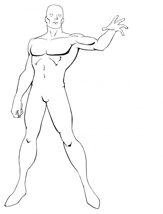 563x740 Blank Human Body Template Drawing At Getdrawings Com Free - Human Drawing Template