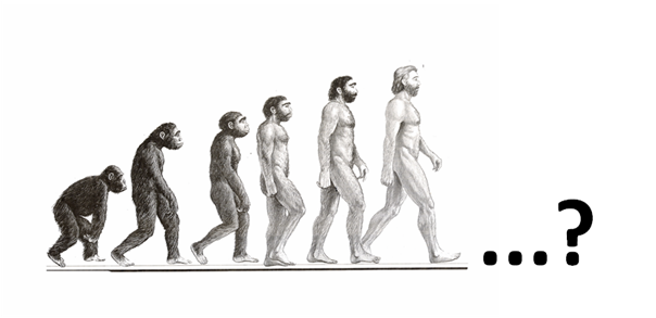 604x293 future humans how will evolution change humanity antisense science - Human Evolution Drawing