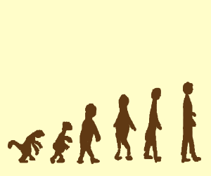 300x250 human evolution drawing - Human Evolution Drawing