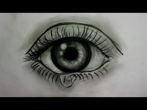 480x360 real human eye drawing eye sketch tutorial for beginners pencil - Human Eye Drawing