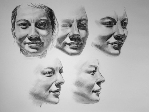 520x390 drawing the human face feltmagnet - Human Face Drawing