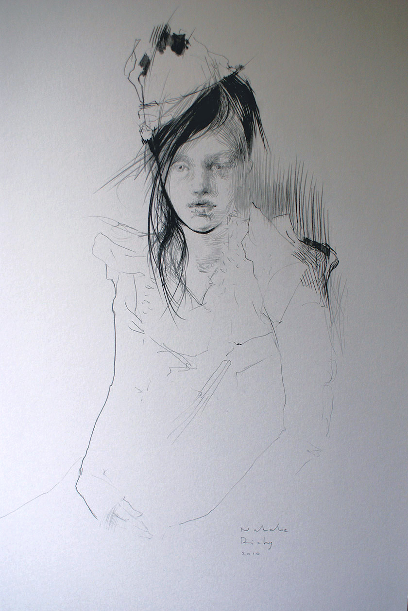 840x1255 how to draw a human face how to draw a portrait of a girl - Human Face Drawing