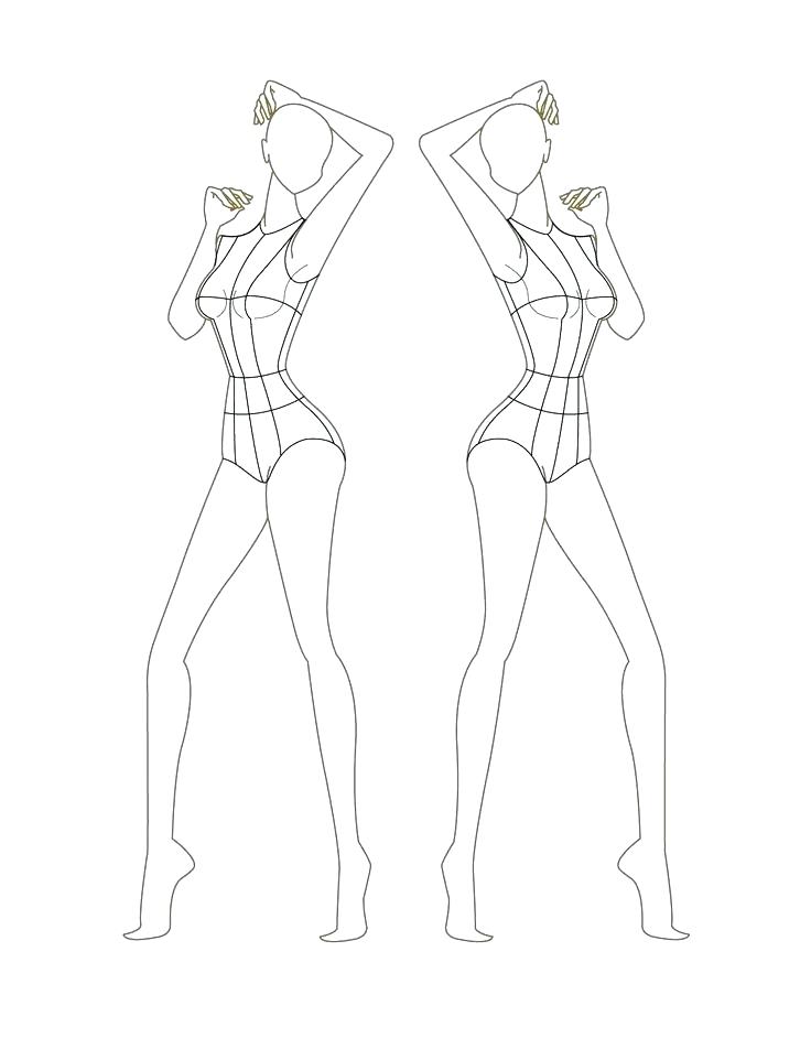 736x952 Human Figure Drawing Template Male Fashion Templates Beautiful - Human Figure Drawing Template