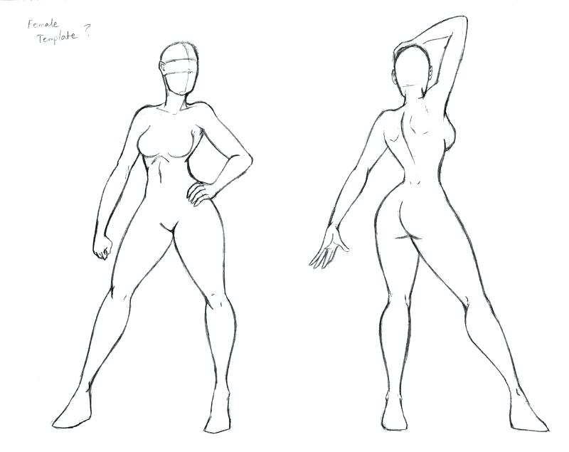 800x635 Male Figure Drawing Template Side View In Movement Templates - Human Figure Drawing Template