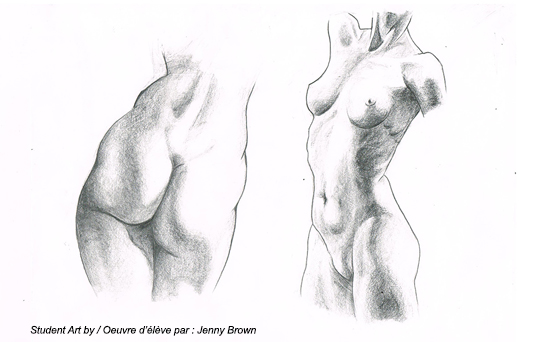 545x342 Drawing The Human Form Syn Studio Art School In Montreal Quebec - Human Form Drawing