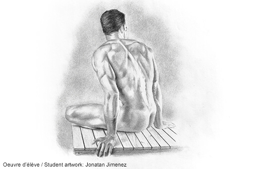 545x342 Drawing The Human Form Syn Studio Art School In Montreal, Quebec - Human Form Drawing