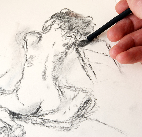 550x531 Figure Drawing And Independent Projects - Human Form Drawing