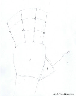 254x320 How To Draw A Hand - Human Hand Drawing