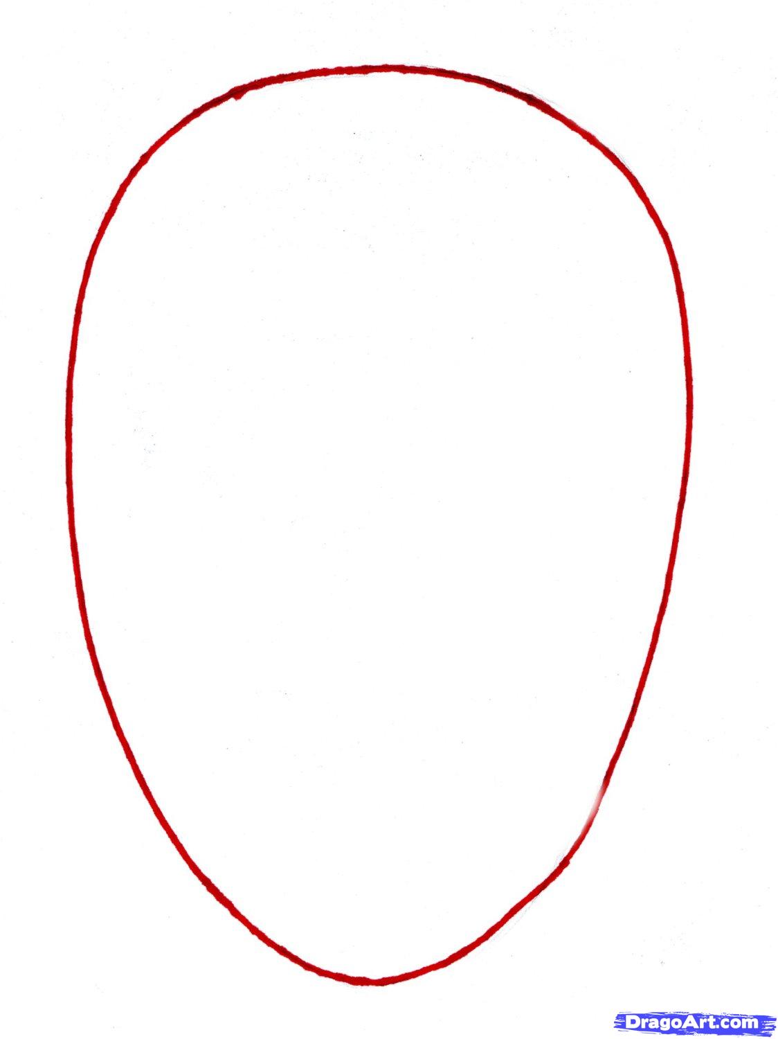 1124x1500 step how to draw a human head, draw human heads - Human Head Drawing