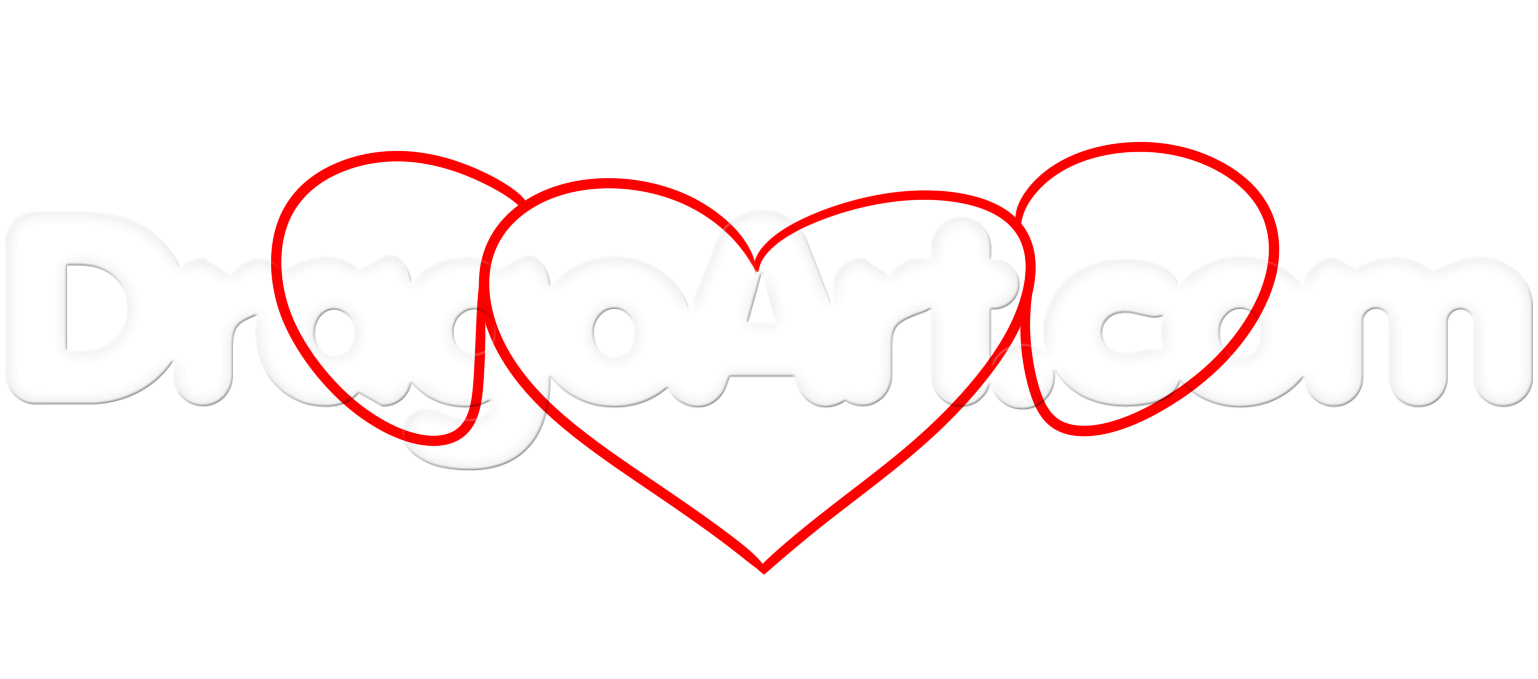 1538x679 heart drawing tutorial how to draw human heart stepstep easy - Human Heart Drawing Steps