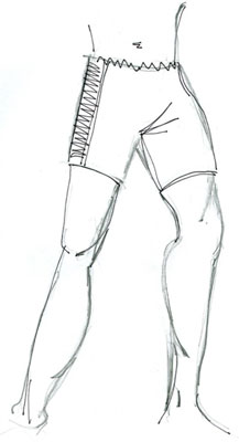 217x400 How To Draw Fashion Ready Legs - Human Leg Drawing