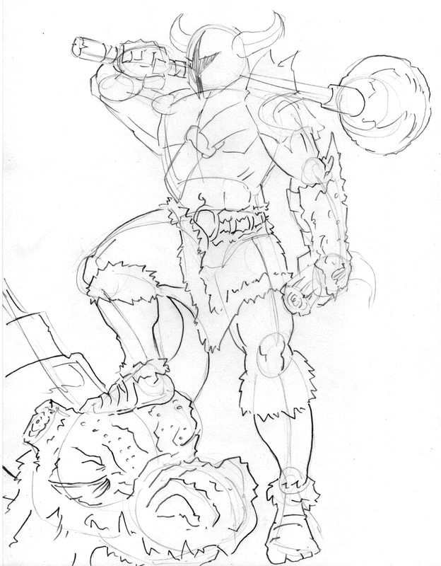 624x800 nate lindley, teaching art how to draw a dragon knight - Human Line Drawing