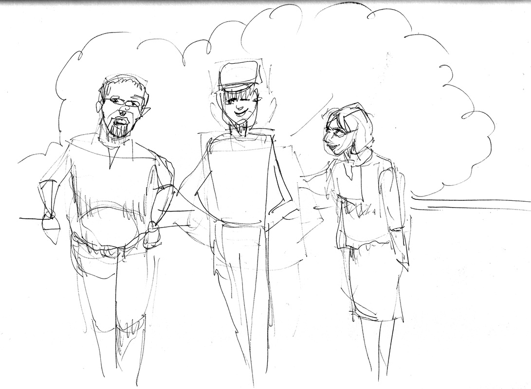 1091x800 Category Line Drawing - Human Line Drawing