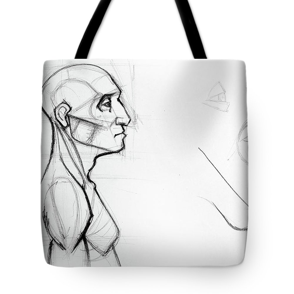 1000x1000 Outline Drawing Sketch Of Side Profile Of A Human Male Head - Human Outline Drawing