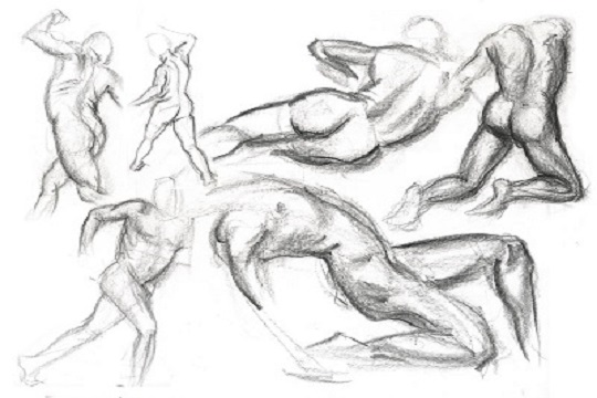 540x360 How To Draw A Human Figure - Human Poses Drawing
