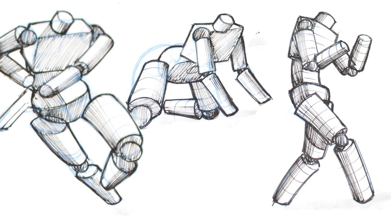 1280x720 How To Draw Any Pose Easily - Human Poses Drawing