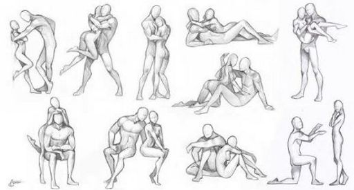 512x275 Human Poses For Drawing Zol Drawing - Human Poses Drawing